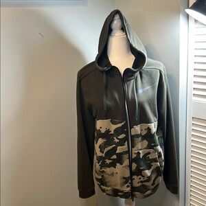 Nike Dry-Fit Green Camo Hoodie